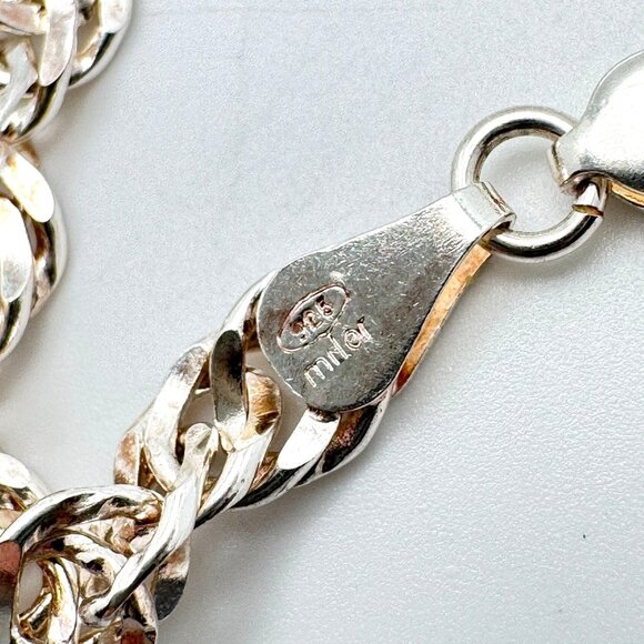 925 Sterling Silver Bracelet  Milor Italy 7 grams 7 Inches  Vintage - Picture 9 of 11